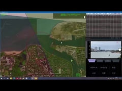 Radar de vigilancia de largo alcance de monitoreo remoto para la seguridad costera y de los ríos interiores 3.1 km