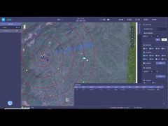 Integración de radar anti-drones y contramedidas Video de depuración del sistema, 5 km de ida y vuelta