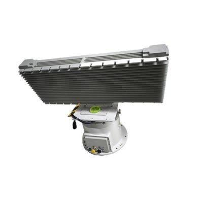 Contramedidas de drones Radar de matriz en fase Detección de 360 grados para múltiples objetivos