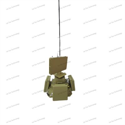 Sistema de radar de seguridad de todo el tiempo Sistema de radar de escaneo de largo alcance Sistema anti-drones