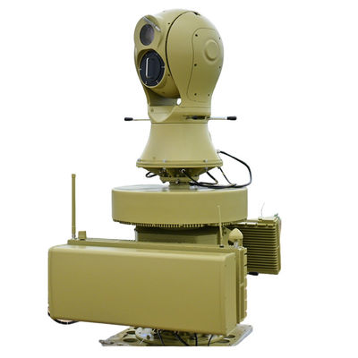 Todo el tiempo sistema de detección de drones pasivo activo sistema de radar de defensa de combo radar