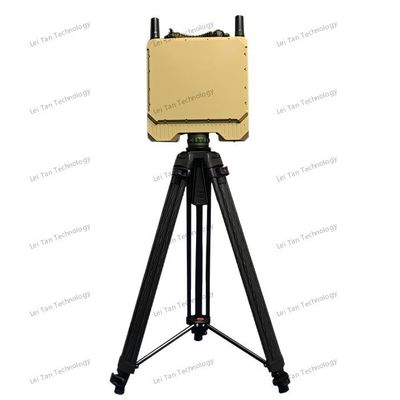 Configuración modular rápida Sistema de radar portátil Banda C para respuesta rápida a la misión